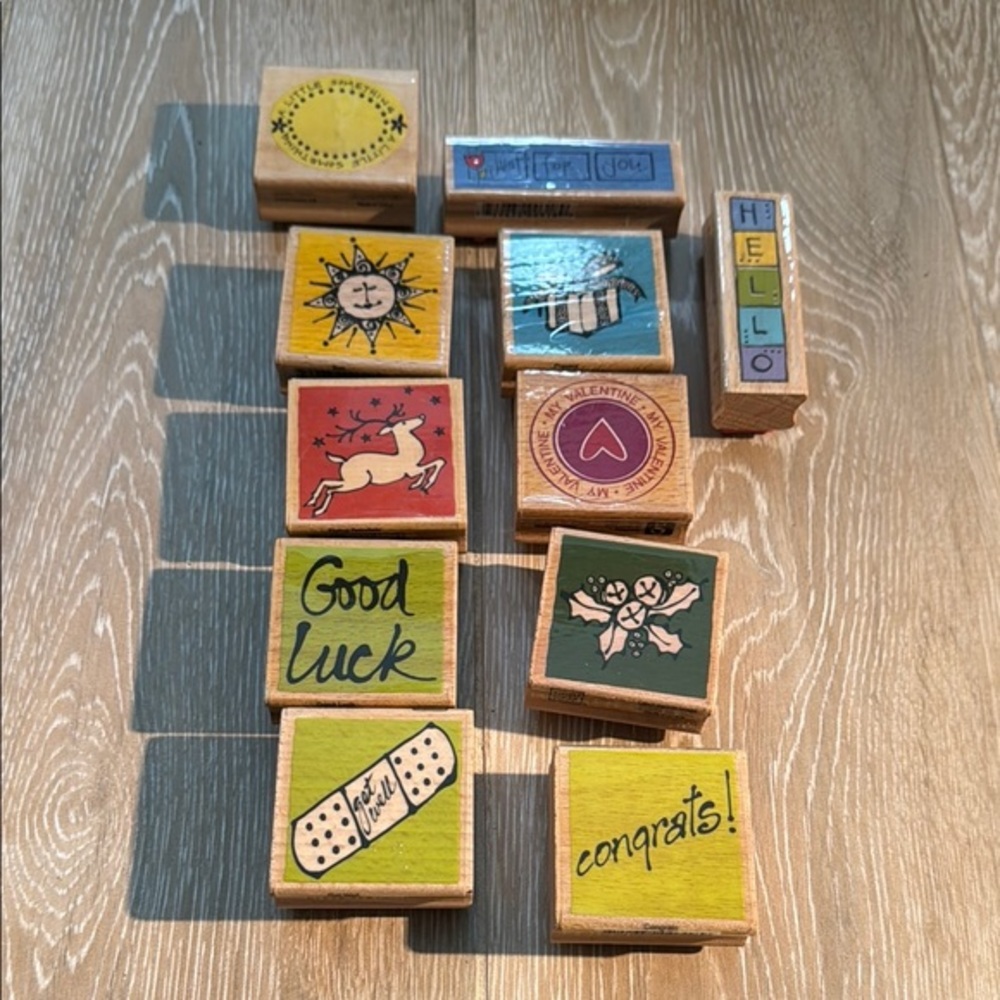 Lot of Vap! Scrap and Kolette Hall Hampton Art Stamps